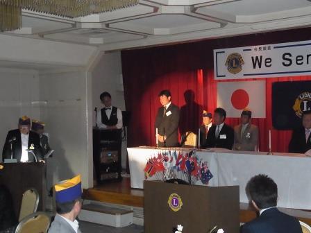 入会式並びに7月第二例会開催